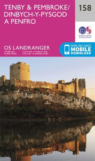 OS Landranger - 158 - Tenby & Pembroke