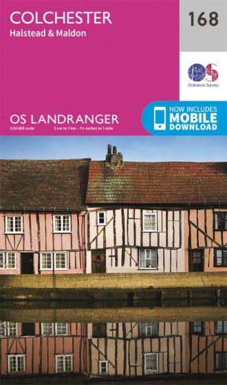 OS Landranger - 168 - Colchester, Halstead & Maldon