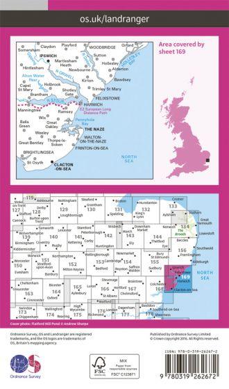 OS Landranger - 169 - Ipswich, The Naze & Calcton-on-Sea