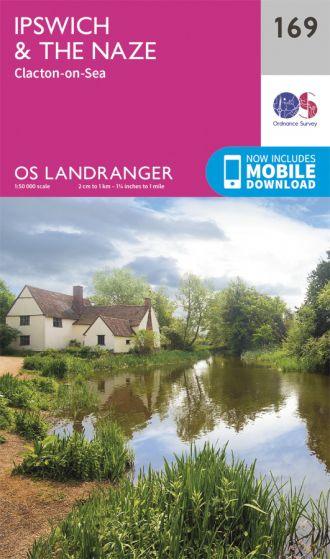 OS Landranger - 169 - Ipswich, The Naze & Calcton-on-Sea