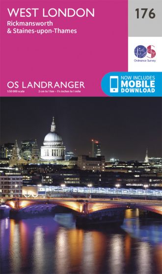 OS Landranger - 176 - West London, Rickmansworth & Staines