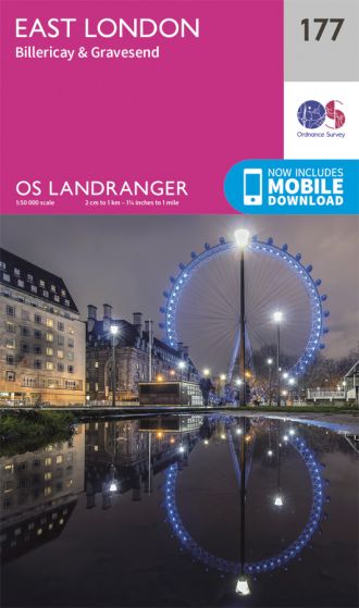OS Landranger - 177 - East London, Billericay & Gravesend