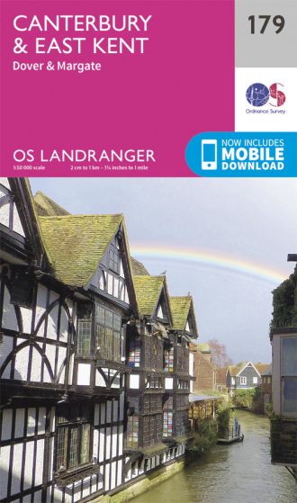 OS Landranger - 179 - Canterbury & East Kent, Dover & Margate