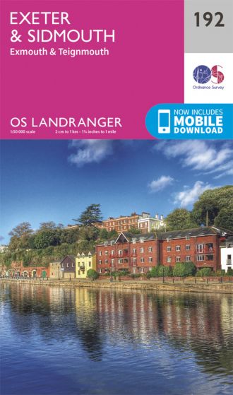 OS Landranger - 192 - Exeter & Sidmouth, Exmouth & Teignmouth