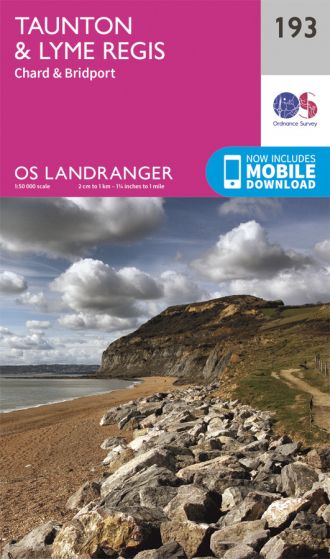 OS Landranger - 193 - Taunton & Lyme Regis, Chard & Bridport
