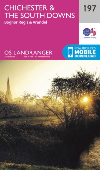 OS Landranger - 197 - Chichester & The South Downs