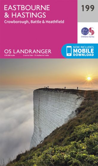 OS Landranger - 199 - Eastbourne & Hastings, Battle & Heathfield