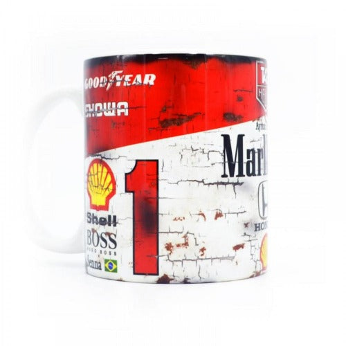 Ayrton Senna Marlboro Racing Mug