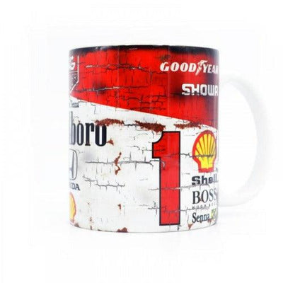 Image of Ayrton Senna Marlboro Racing Mug
