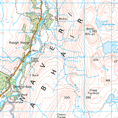 OS Landranger - 010 - Strathnaver, Bettyhill & Tongue area