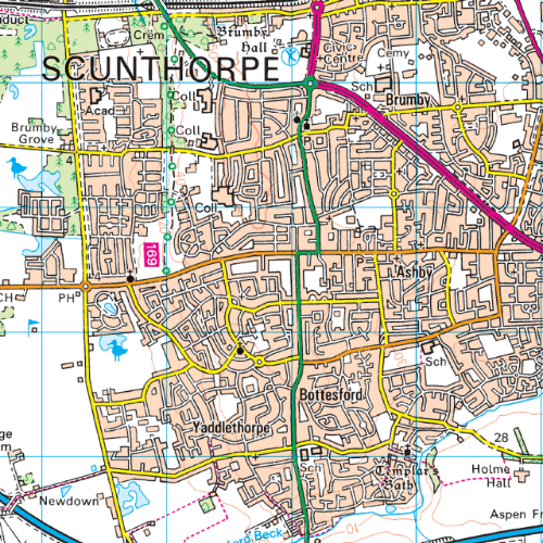 OS Landranger - 112 - Scunthorpe & Gainsborough