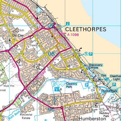 OS Landranger - 113 - Grimsby, Louth & Market Rasen