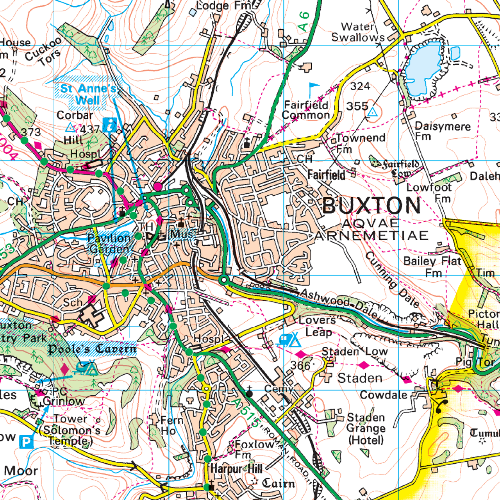 OS Landranger - 119 - Buxton, Matlock, Bakewell & Dove Dale