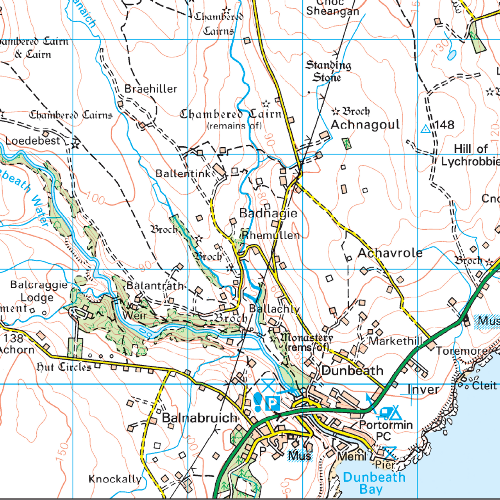 OS Landranger - 011 - Thurso & Dunbeath area