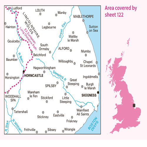 OS Landranger - 122 - Skegness & Horncastle