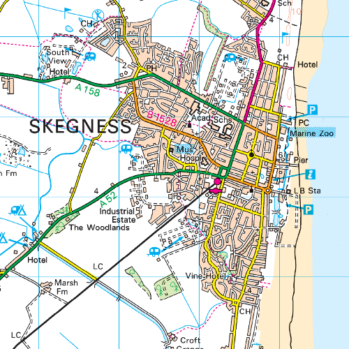 OS Landranger - 122 - Skegness & Horncastle