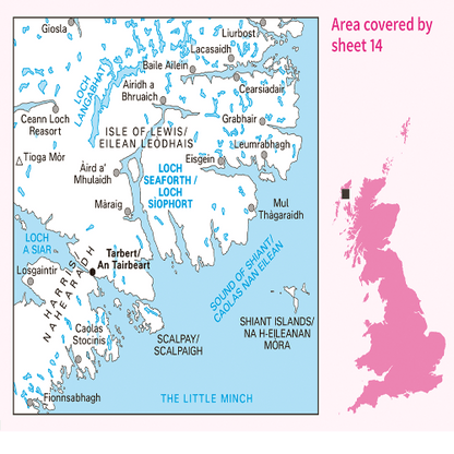 OS Landranger - 014 - Tarbert & Loch Seaforth area