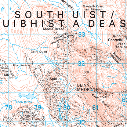 OS Landranger - 022 - Benbecula & South Uist area