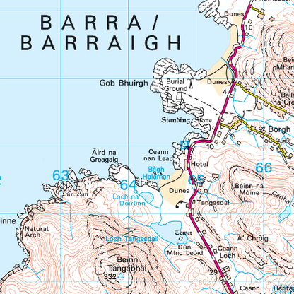 OS Landranger - 031 - Barra & South Uist, Vatersay & Eriskay area