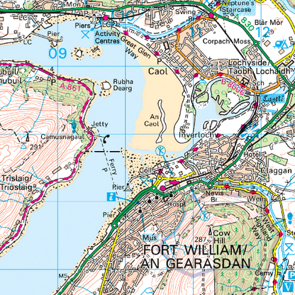 OS Landranger - 041 - Ben Nevis, Fort William & Glen Coe area