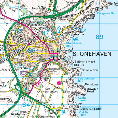 OS Landranger - 045 - Stonehaven & Banchory