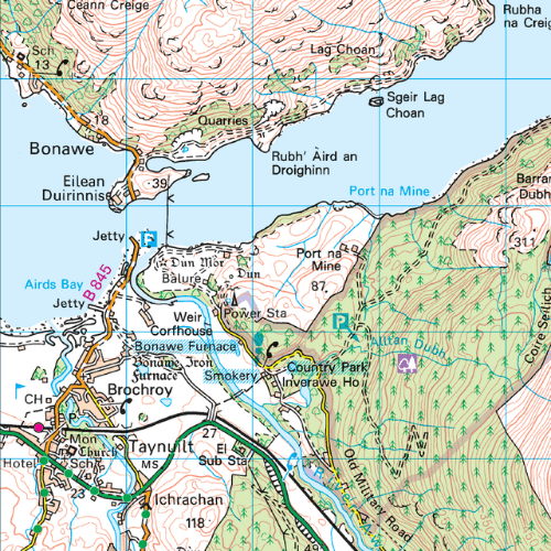 OS Landranger - 050 - Glen Orchy & Loch Etive area