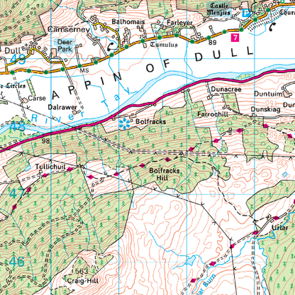 OS Landranger - 052 - Pitlochry & Crieff