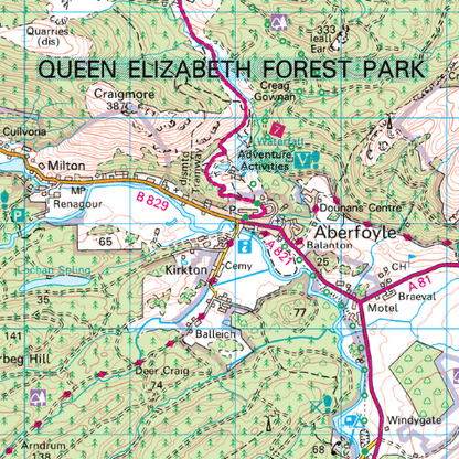 OS Landranger - 057 - Stirling & The Trossachs