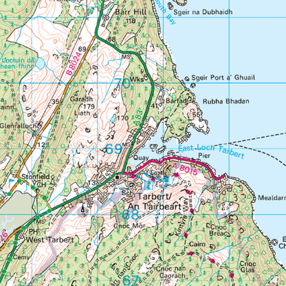 OS Landranger - 062 - North Kintyre & Tarbert