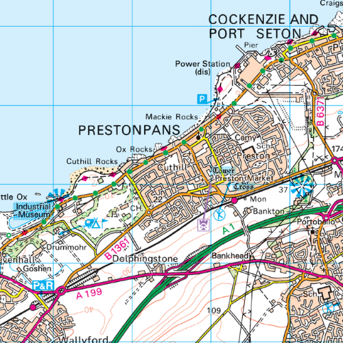 OS Landranger - 066 - Edinburgh, Penicuik & North Berwick