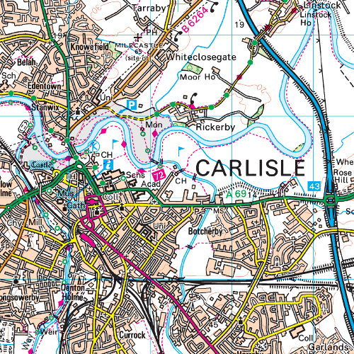 OS Landranger - 085 - Carlisle & Solway Firth, Gretna Green