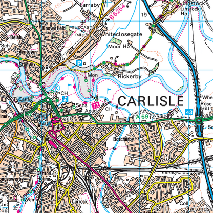 OS Landranger - 085 - Carlisle & Solway Firth, Gretna Green