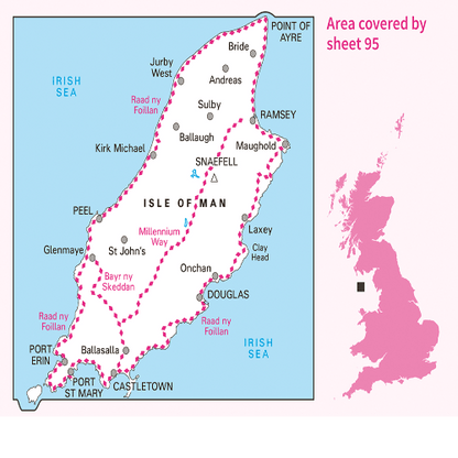 OS Landranger - 095 - Isle of Man