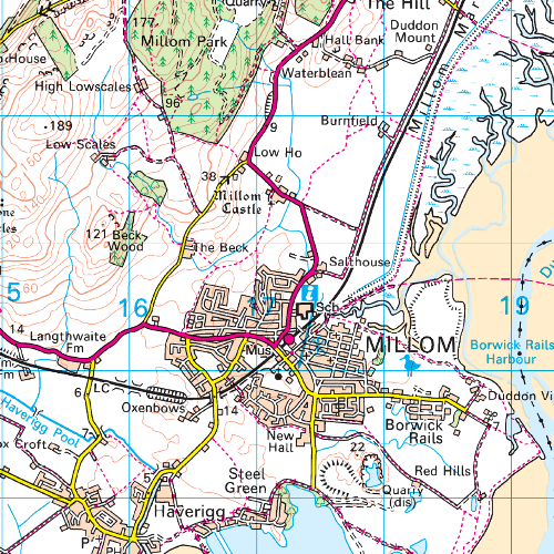 OS Landranger - 096 - Barrow-in-Furness & South Lakeland