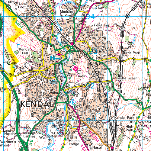 OS Landranger - 097 - Kendal, Morecambe, Windermere & Lancaster