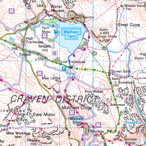 OS Landranger - 098 - Wensleydale & Upper Wharfedale