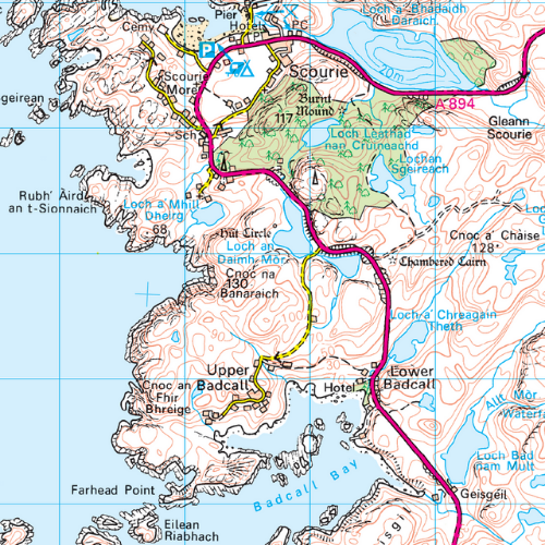 OS Landranger - 009 - Cape Wrath, Durness & Scourie area