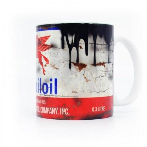 Mobiloil Oil Can Mug