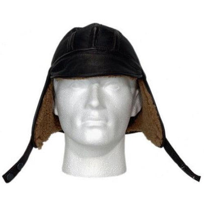 Bomber Sheepskin Flying Helmet