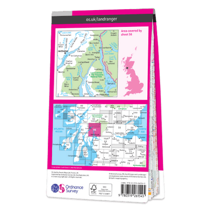 OS Landranger - 056 - Loch Lomond & Inveraray