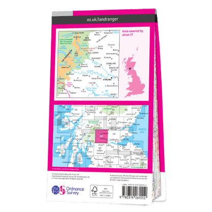 OS Landranger - 057 - Stirling & The Trossachs