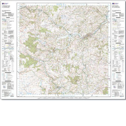 OS Landranger - 136 - Newtown & Llanidloes