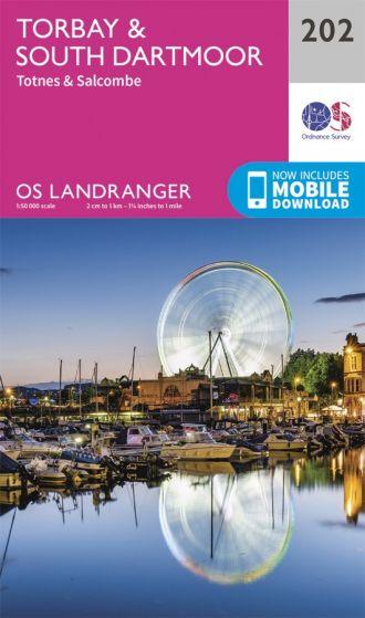 OS Landranger - 202 - Torbay & South Dartmoor, Totnes & Salcombe