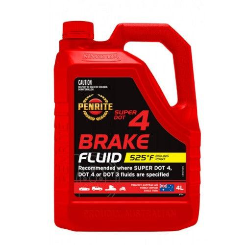 Penrite Super DOT 4 Brake Fluid 4Ltr