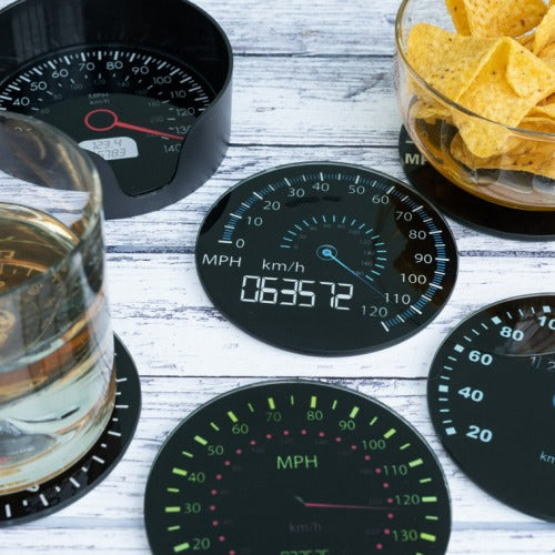 Speedometer Coasters